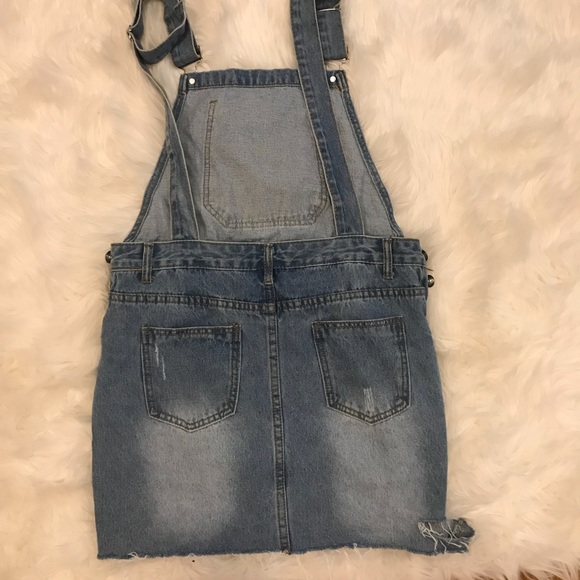 Denim overall dress - Picture 6 of 6
